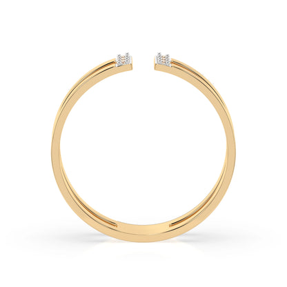 Minimalismus-Ring (Rund), 0.06 ct — 101-10163