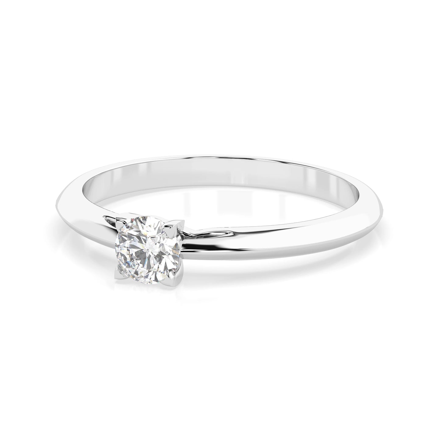 Solitär-Ring (Rund), 0.3 ct — 101-10190(0.30)RN