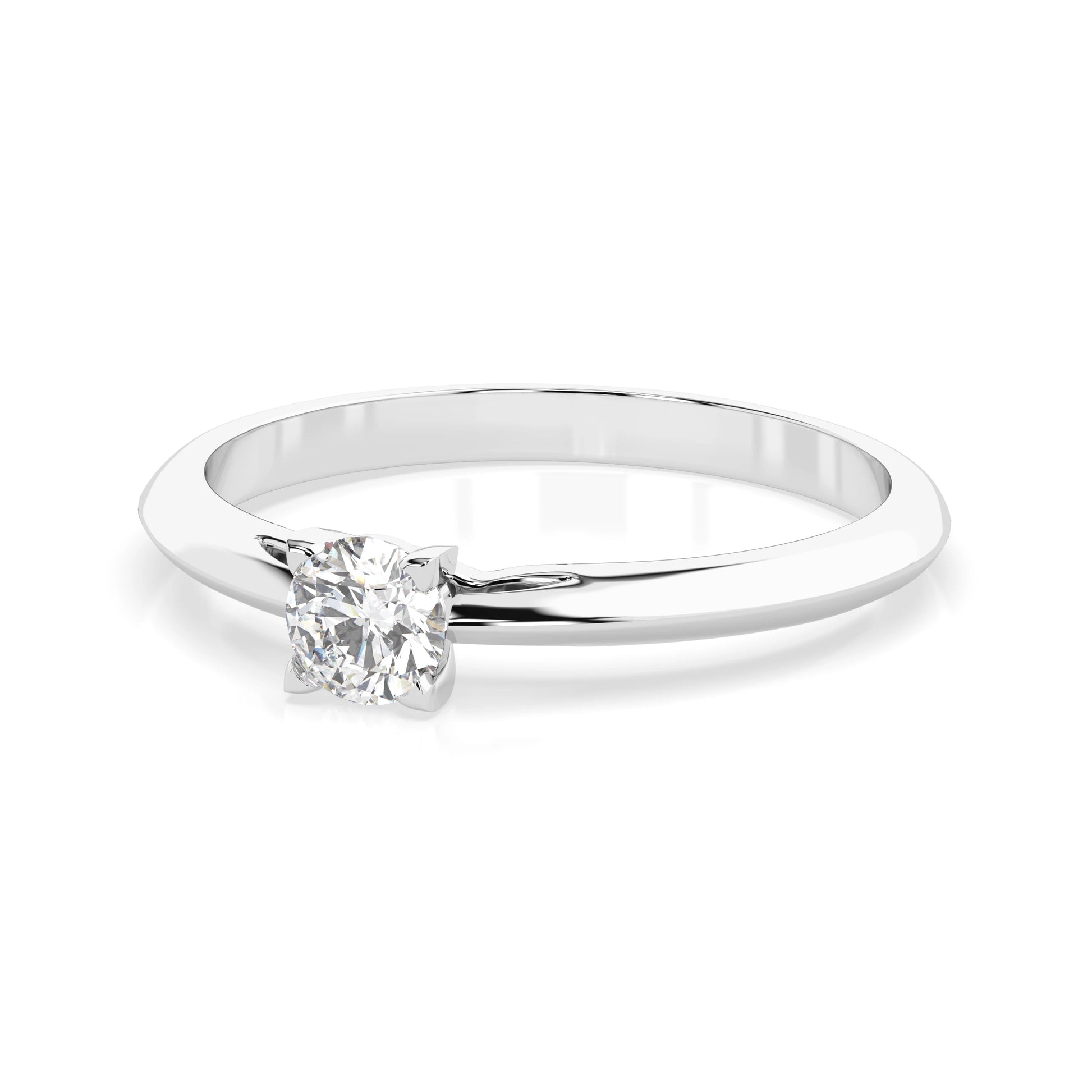 Solitär-Ring (Rund), 0.3 ct — 101-10190(0.30)RN