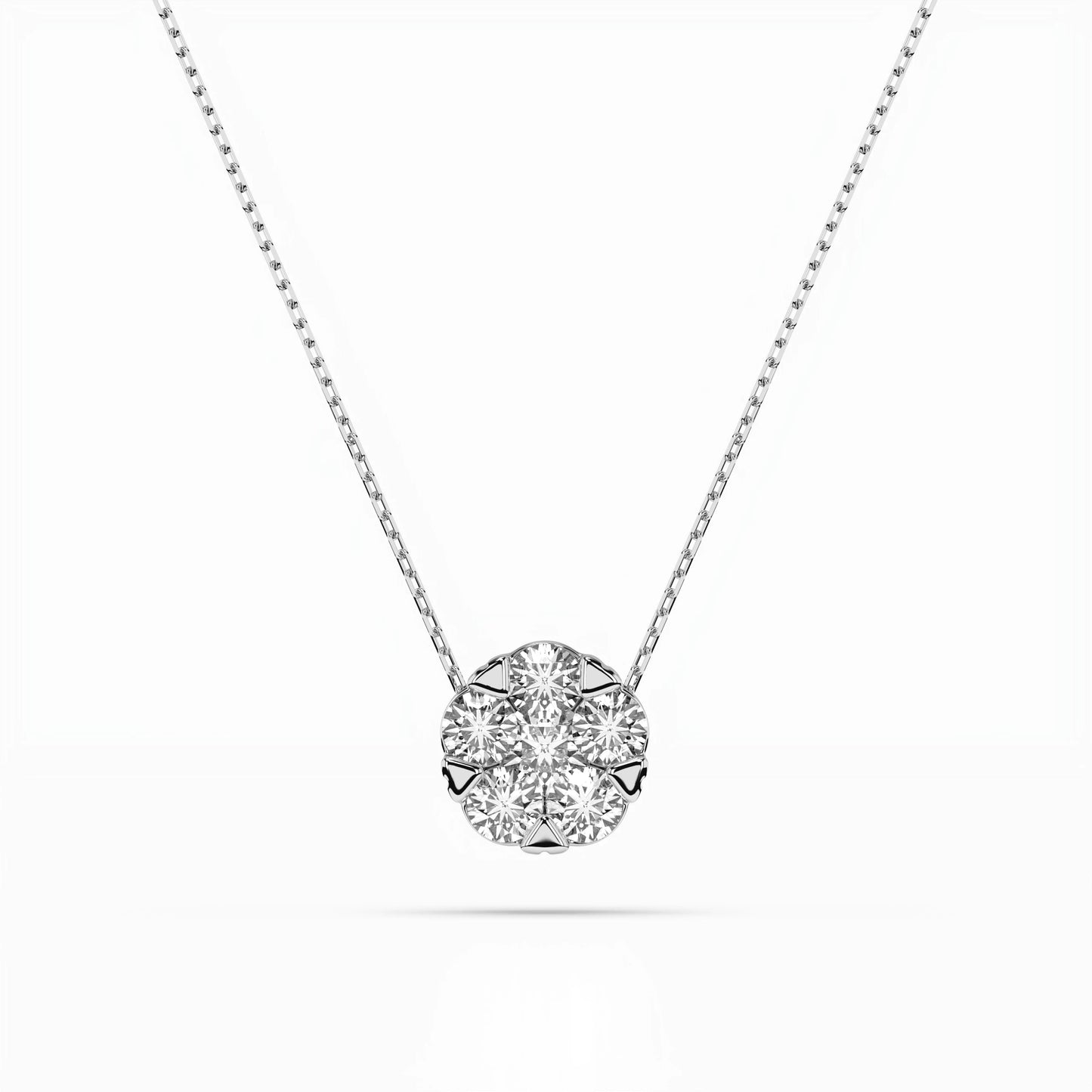 Illusion-Halskette (Rund), 0.1 ct — 104-10033(3.0)