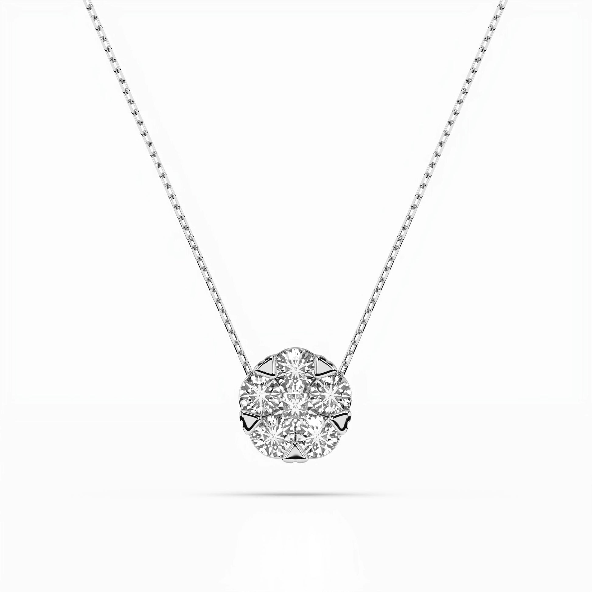 Illusion-Halskette (Rund), 0.1 ct — 104-10033(3.0)