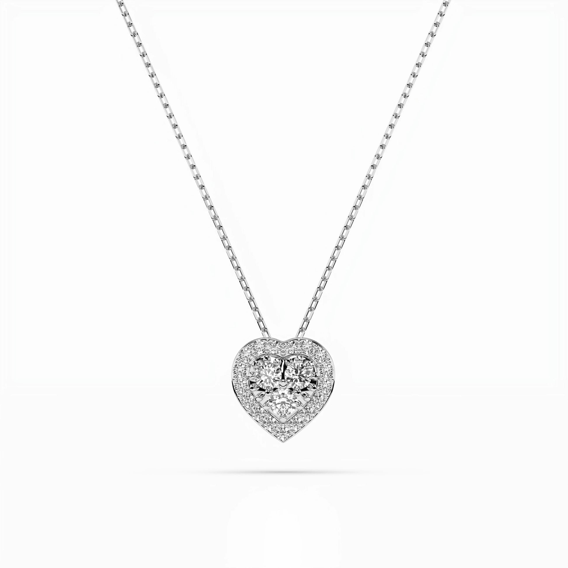 Illusion-Halskette (Rund), 0.08 ct — 104-10062