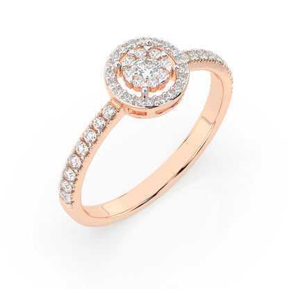 Illusion-Ring (Rund), 0.06 ct — 101-10018(2.5)
