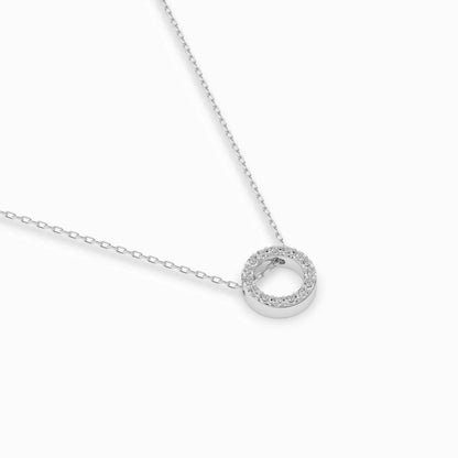 Minimalismus-Halskette (Rund), 0.09 ct — 104-10028