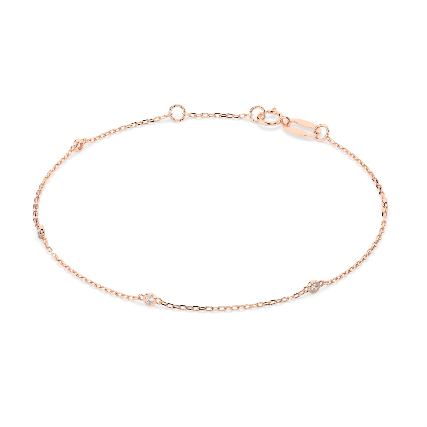 Minimalismus-Armband (Rund), 0.07 ct — 105-10008/5(1.4)