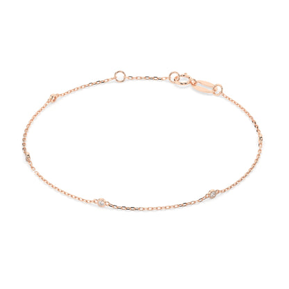 Minimalismus-Armband (Rund), 0.07 ct — 105-10008/5(1.4)