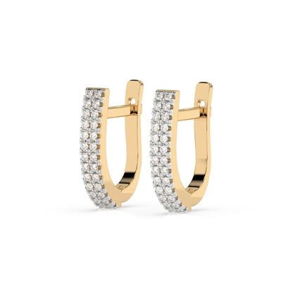 Eternity-Ohrringe (Rund), 0.21 ct — 102-10300