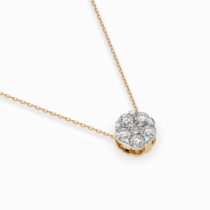 Illusion-Halskette (Rund), 0.15 ct — 104-10033(3.4)