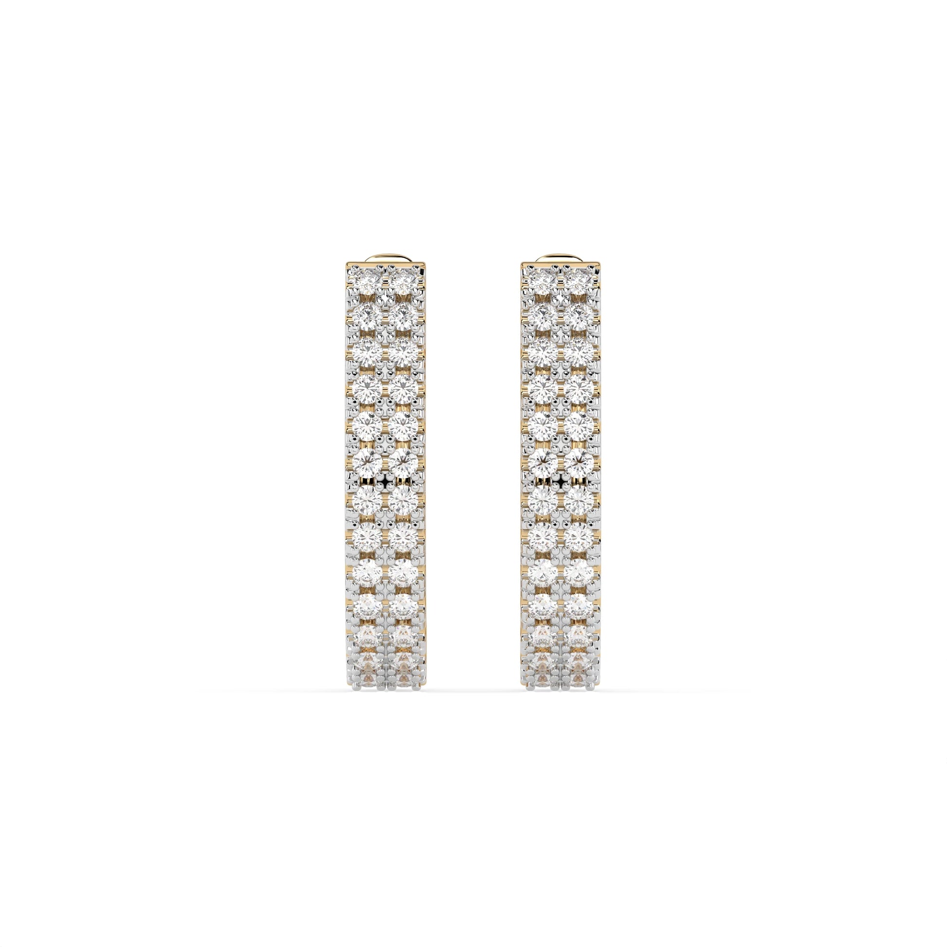 Eternity-Ohrringe (Rund), 0.21 ct — 102-10300