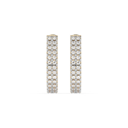 Eternity-Ohrringe (Rund), 0.21 ct — 102-10300