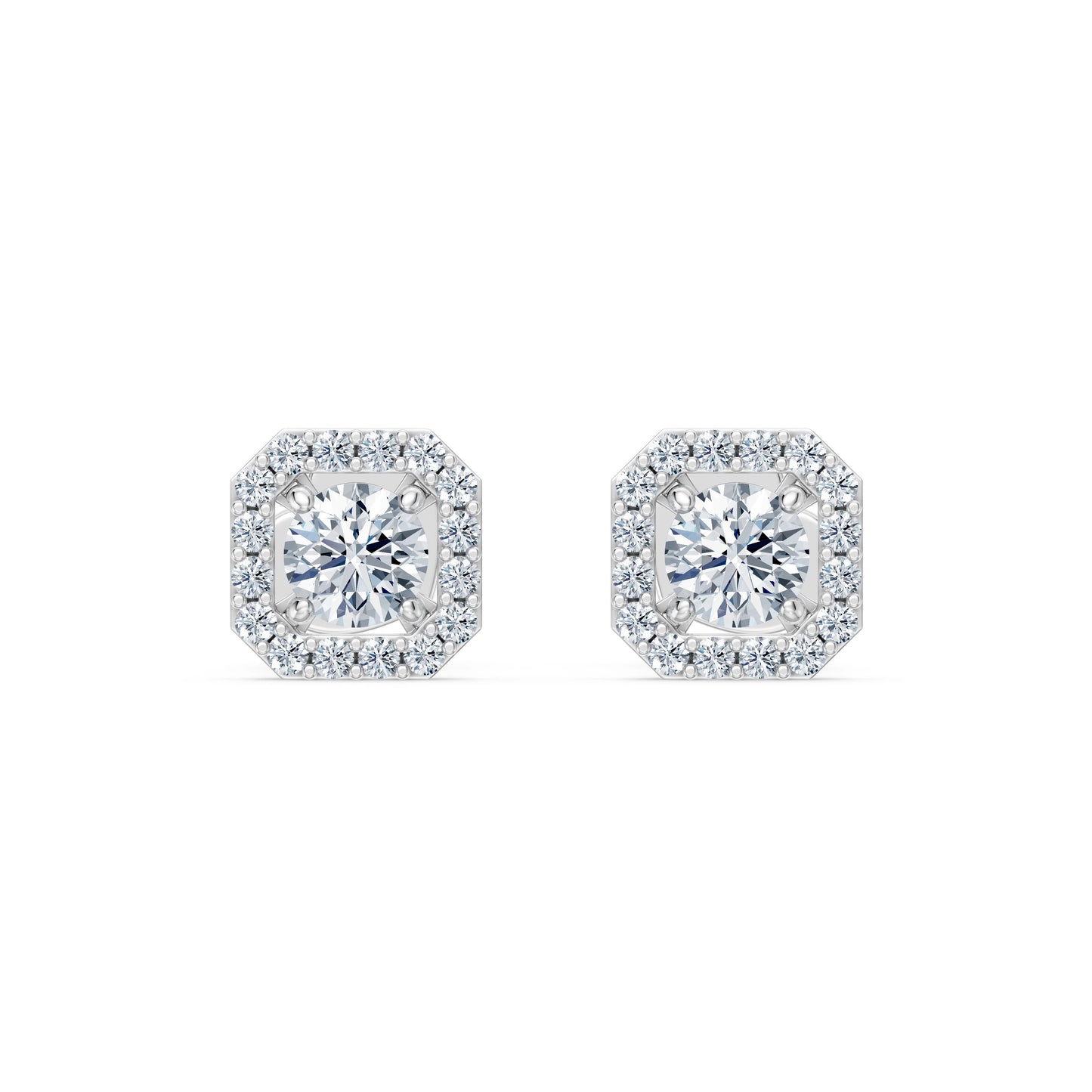 Solitär-Eternity-Ohrringe, 0.4 ct — 102-10118/2(3.7)