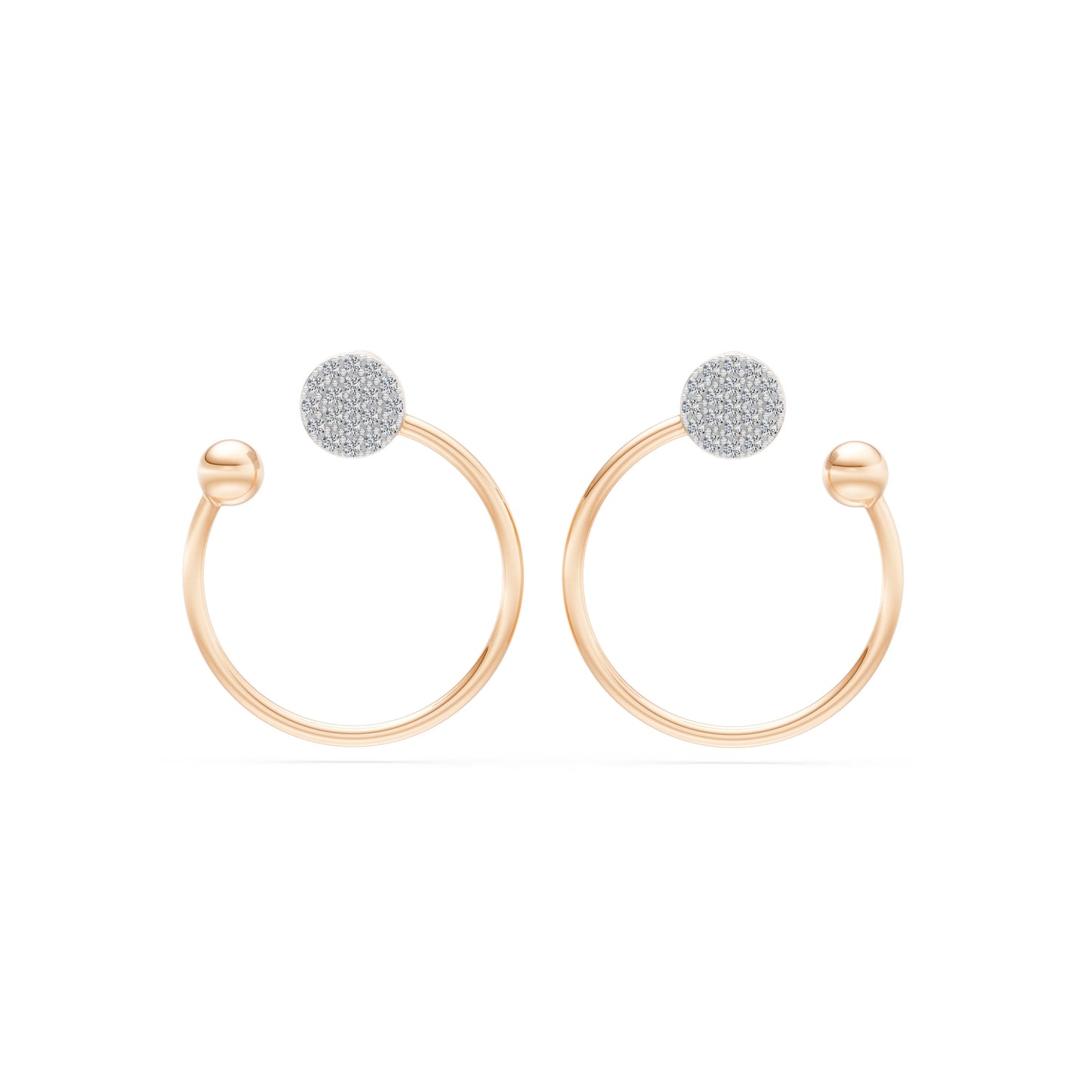 Minimalismus-Ohrringe, 0.23 ct — 102-10081