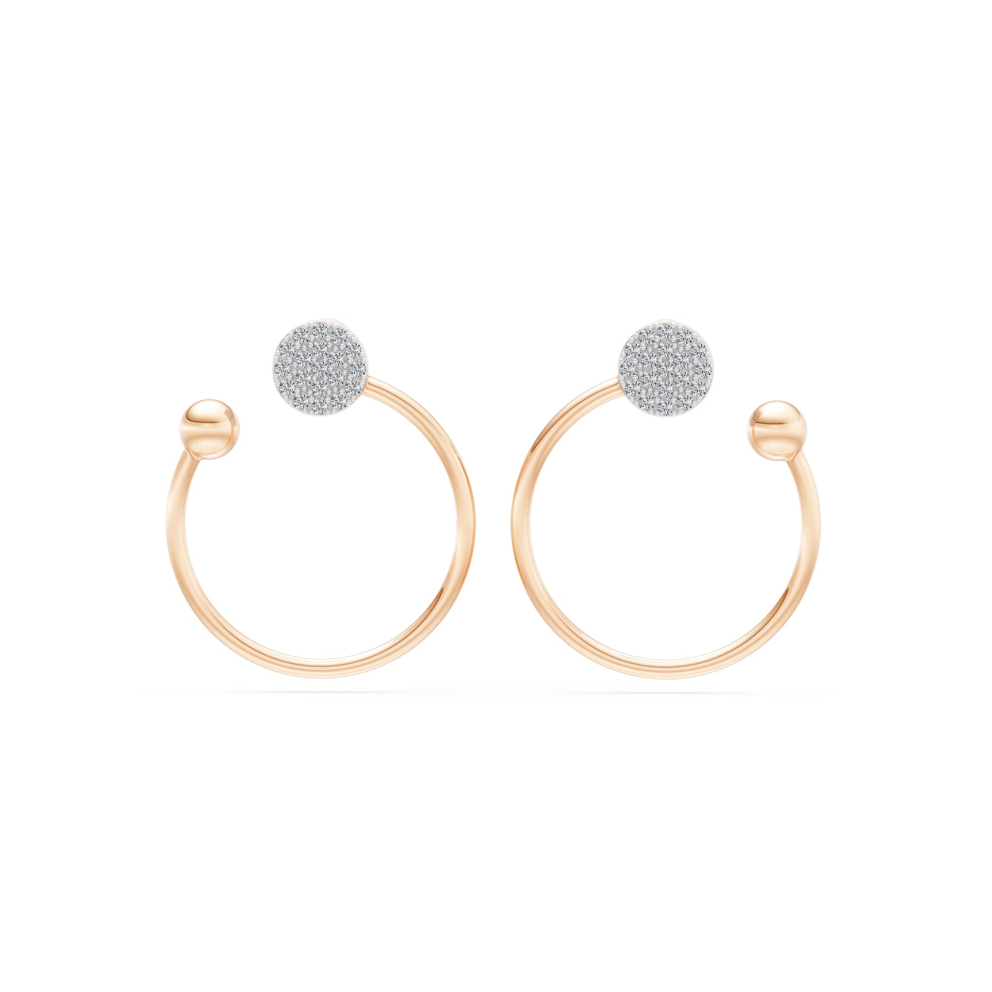 Minimalismus-Ohrringe, 0.23 ct — 102-10081