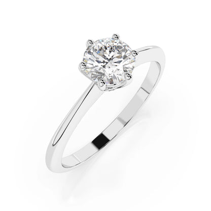 Solitär-Ring (Rund), 0.35 ct — 101-10027(4.5)