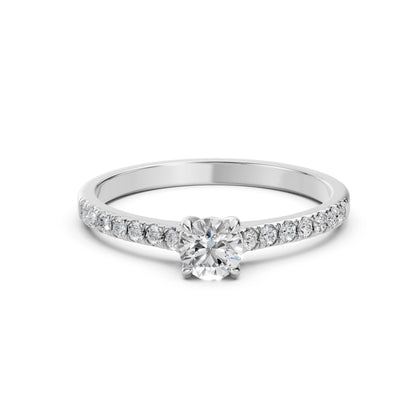 Solitär-Eternity-Ring (Rund), 0.4 ct — 101-10094(4.7)