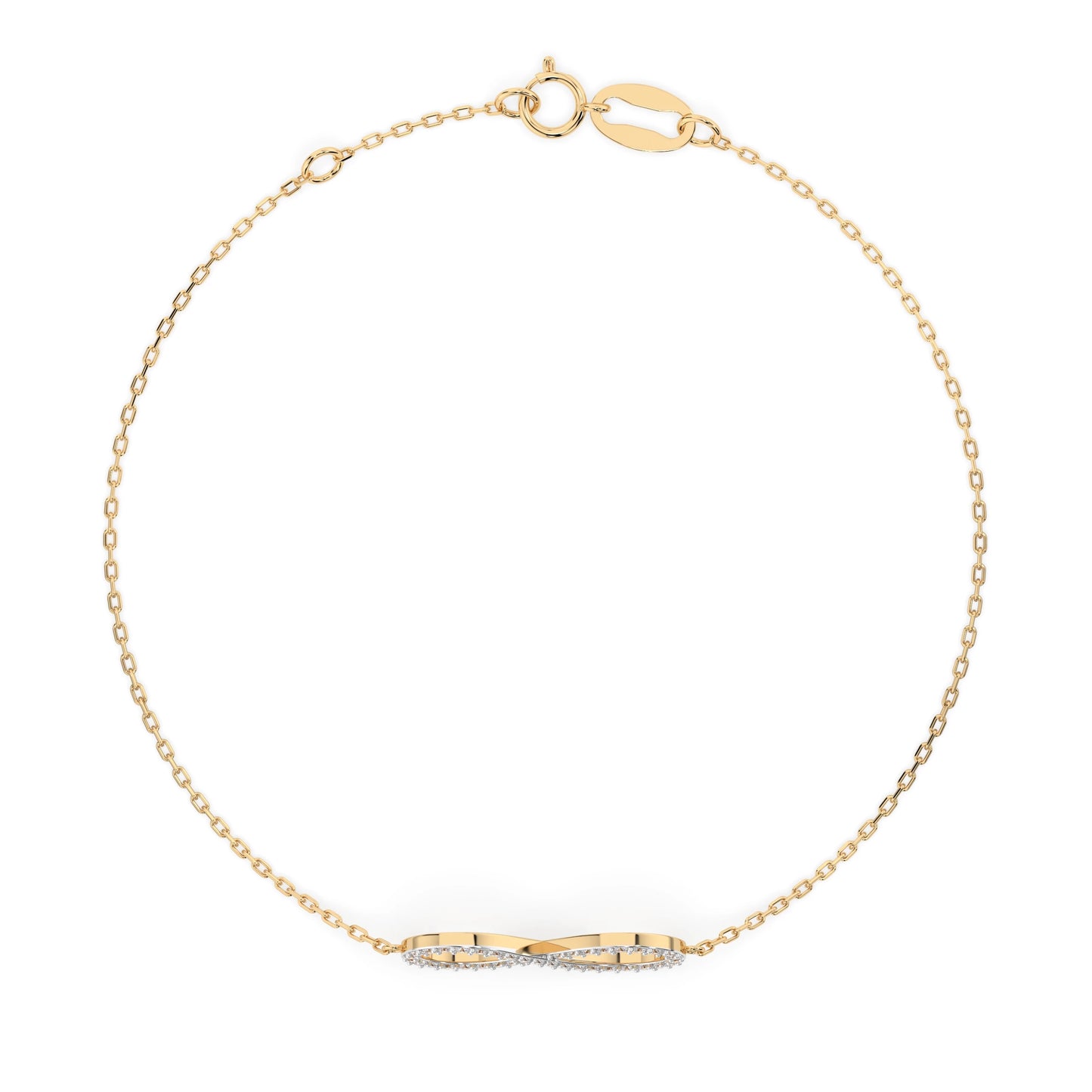 Minimalismus-Armband (Rund), 0.19 ct — 105-10006