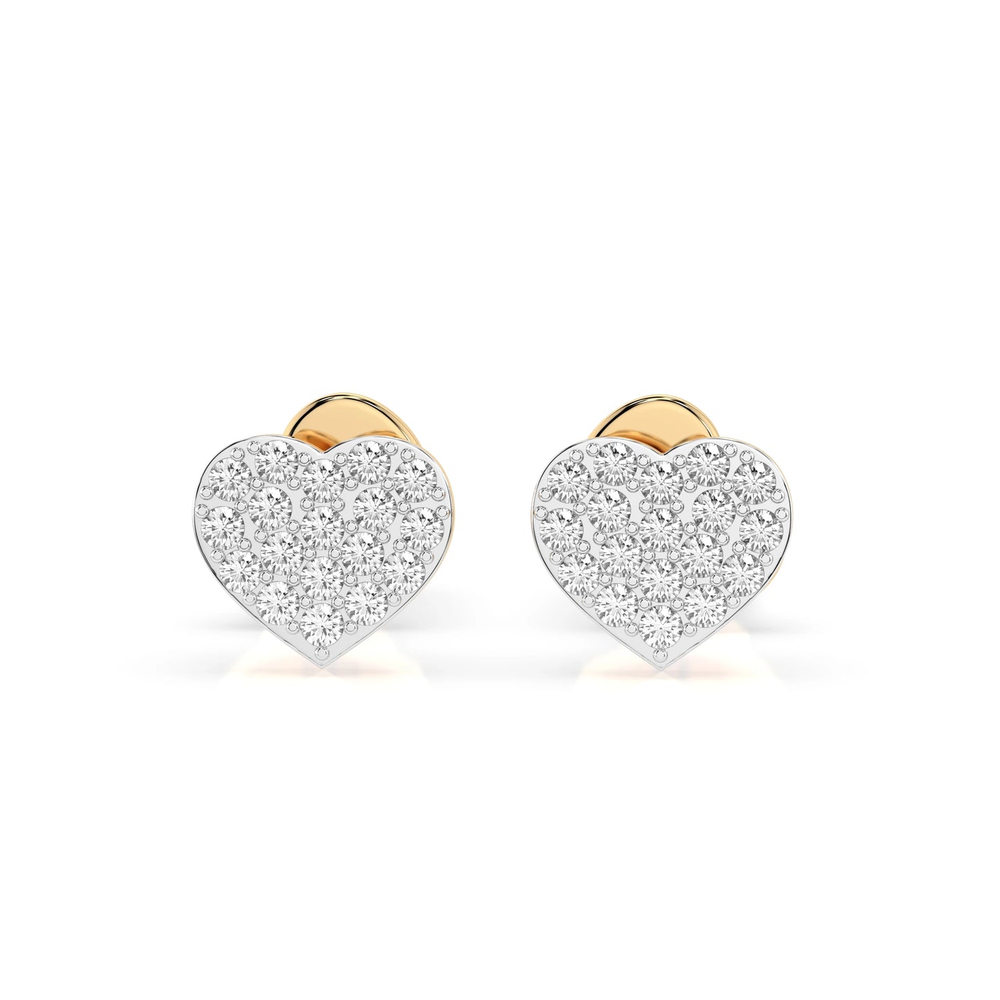 Illusion-Ohrringe (Rund), 0.18 ct — 102-10097