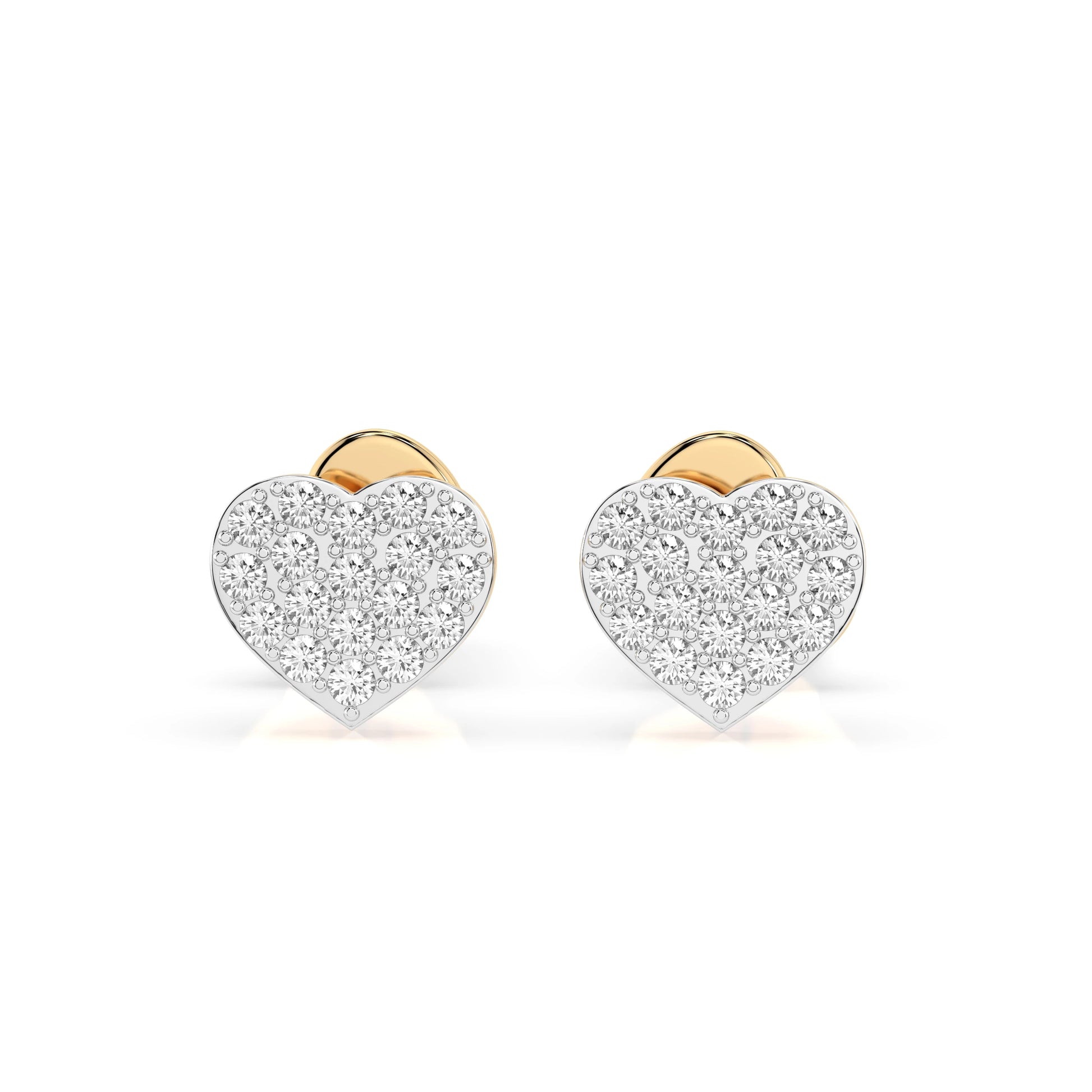 Illusion-Ohrringe (Rund), 0.18 ct — 102-10097