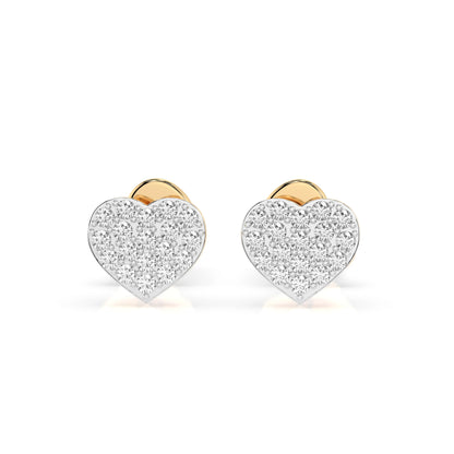 Illusion-Ohrringe (Rund), 0.18 ct — 102-10097