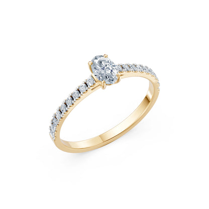 Solitär-Eternity-Ring, 0.3 ct — 101-10191(0.30)OV