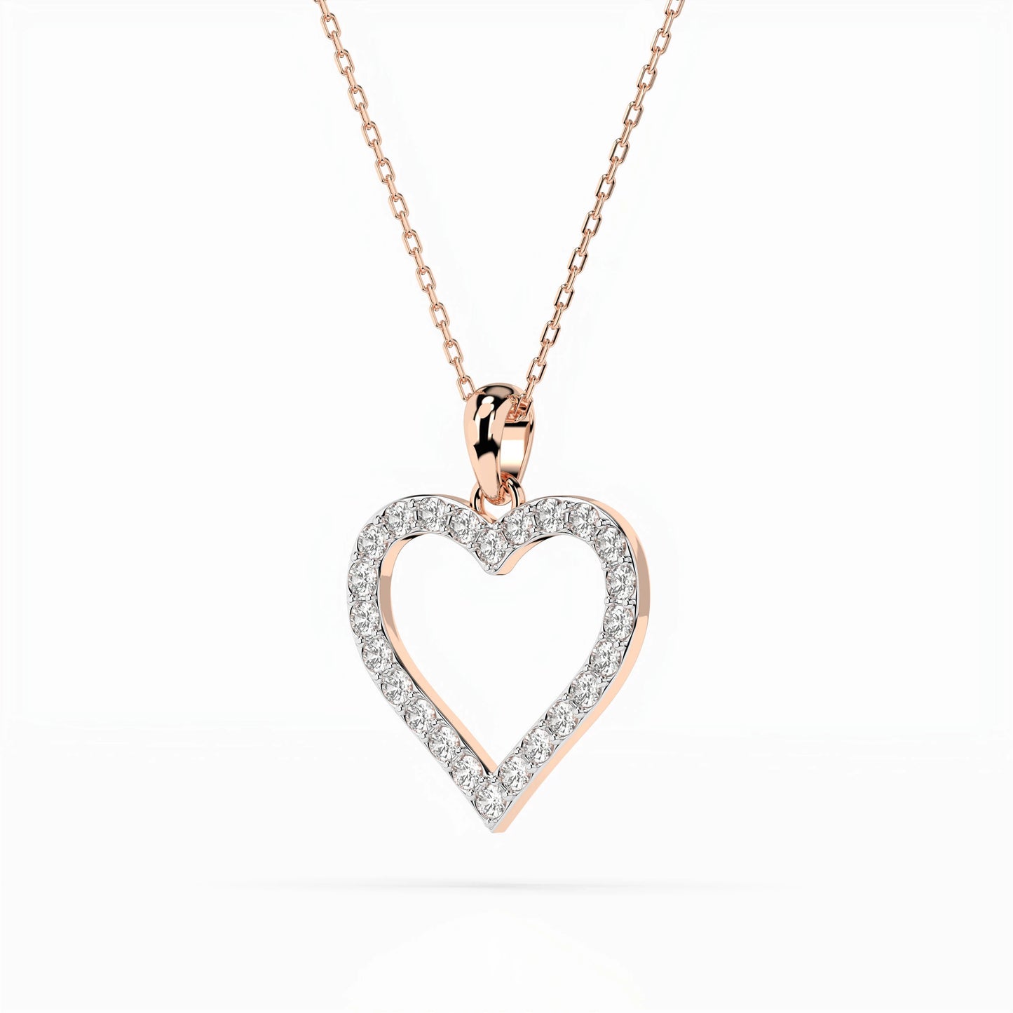 Minimalismus-Halskette (Rund), 0.31 ct — 104-10060