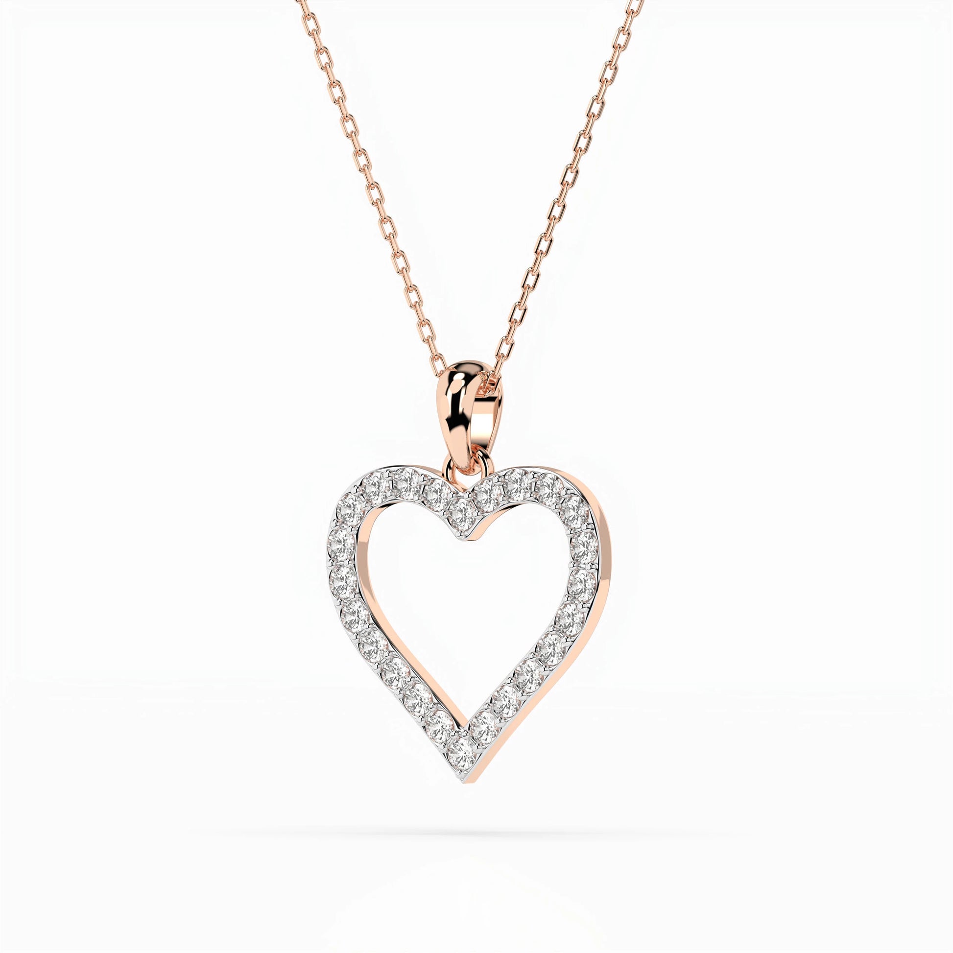 Minimalismus-Halskette (Rund), 0.31 ct — 104-10060