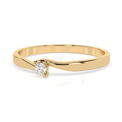 Solitär-Ring (Rund), 0.04 ct — 101-10032(2.2)