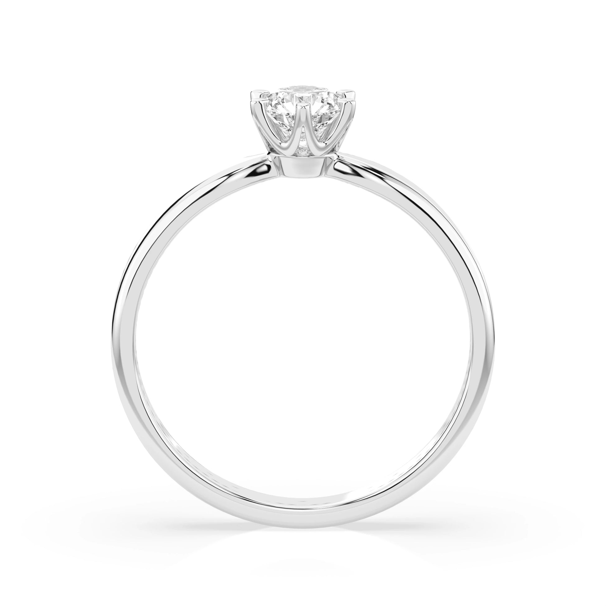 Solitär-Ring (Rund), 0.25 ct — 101-10040(4.0)
