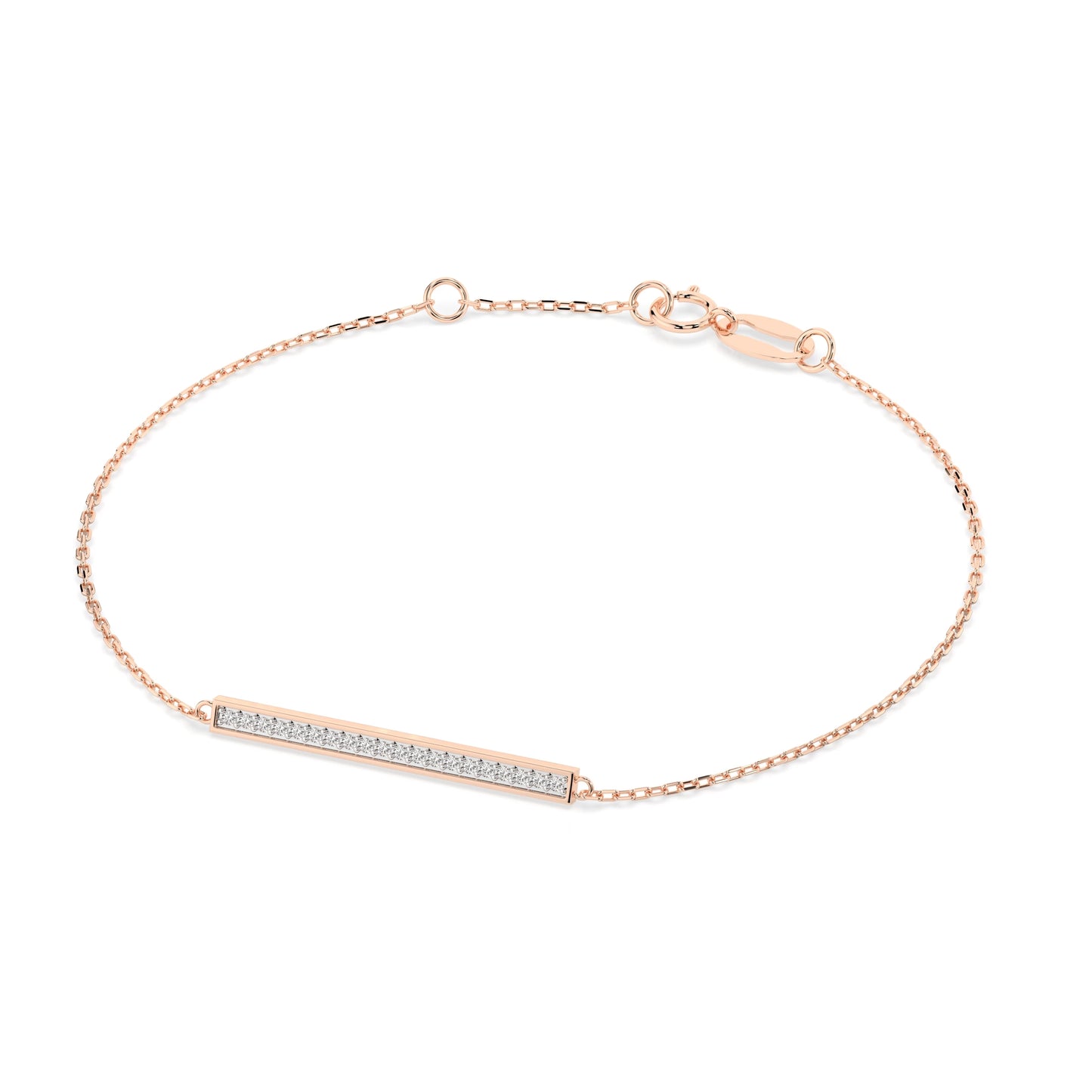 Minimalismus-Armband (Rund), 0.1 ct — 105-10017