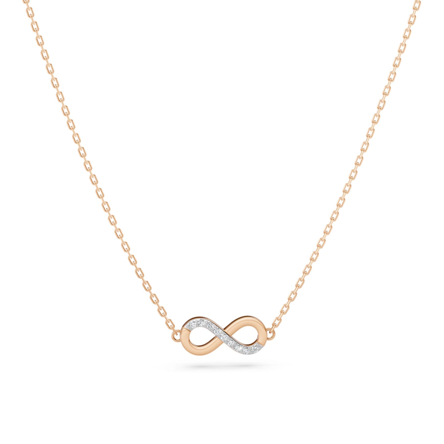 Minimalismus-Halskette (Rund), 0.05 ct — 104-10072