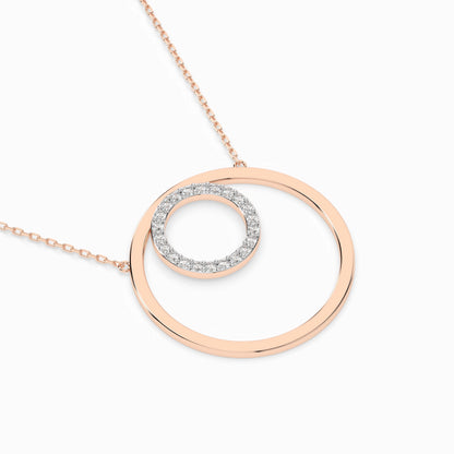 Minimalismus-Halskette (Rund), 0.13 ct — 104-10054