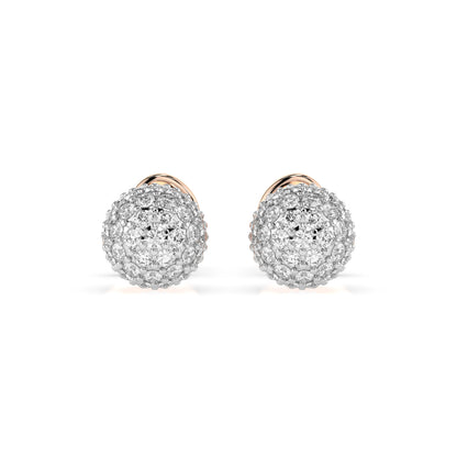 Illusion-Ohrringe (Rund), 0.46 ct — 102-10090