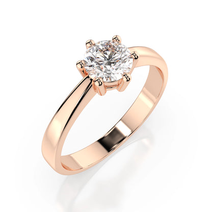 Solitär-Ring (Rund), 0.4 ct — 101-10151(4.7)