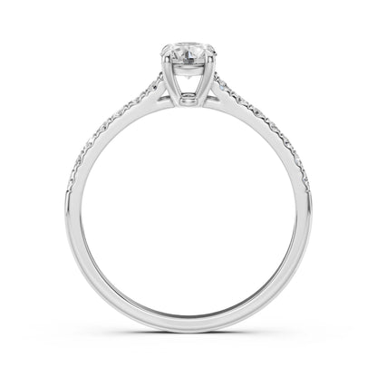 Solitär-Eternity-Ring (Rund), 0.4 ct — 101-10094(4.7)
