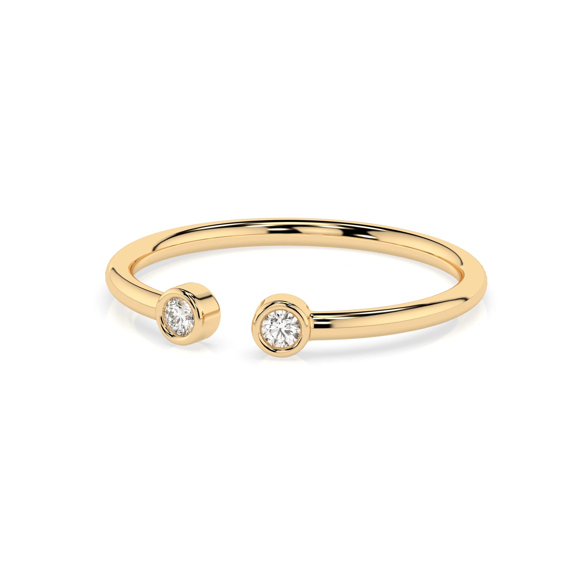 Minimalismus-Ring (Rund), 0.04 ct — 101-10088