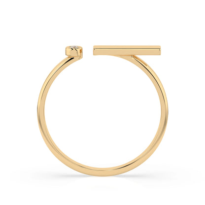 Minimalismus-Ring (Rund), 0.02 ct — 101-10066