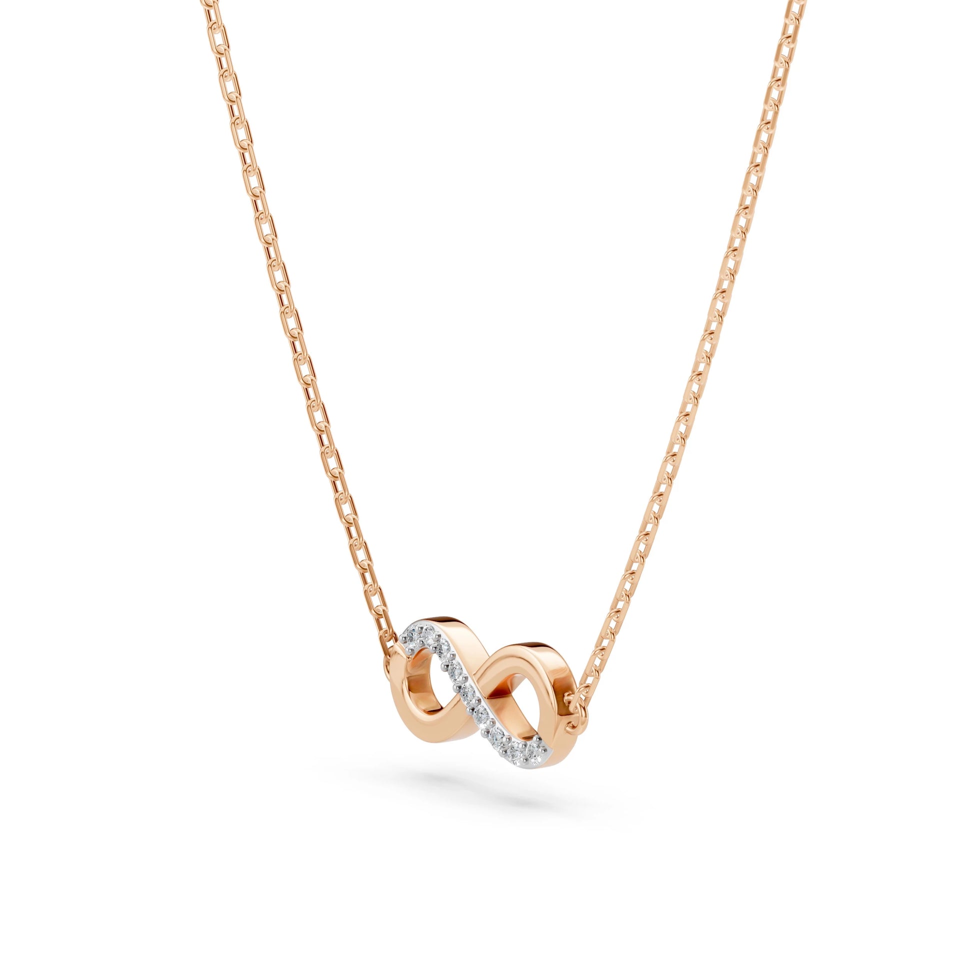 Minimalismus-Halskette (Rund), 0.05 ct — 104-10072