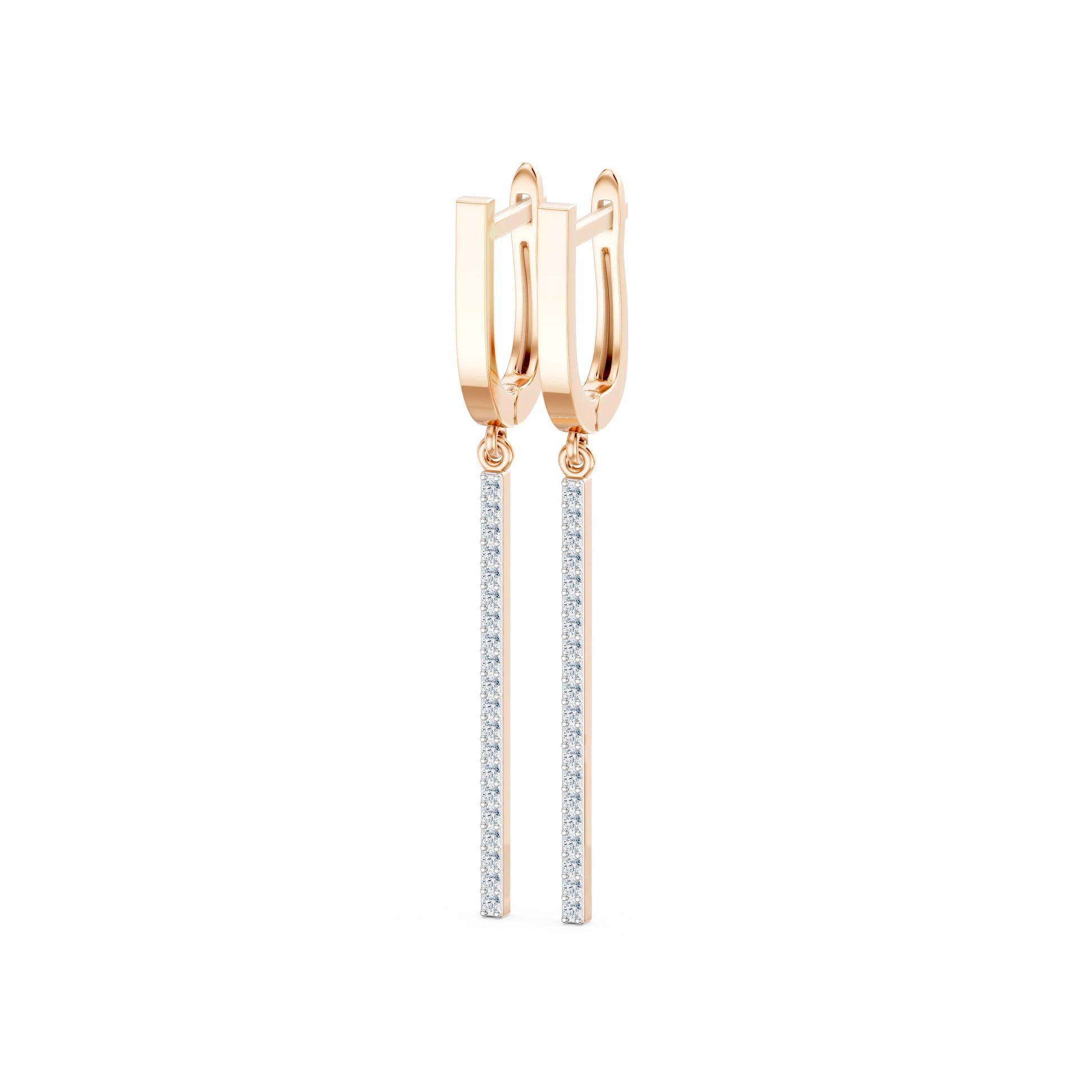 Minimalismus-Ohrringe, 0.24 ct — 102-10129/1