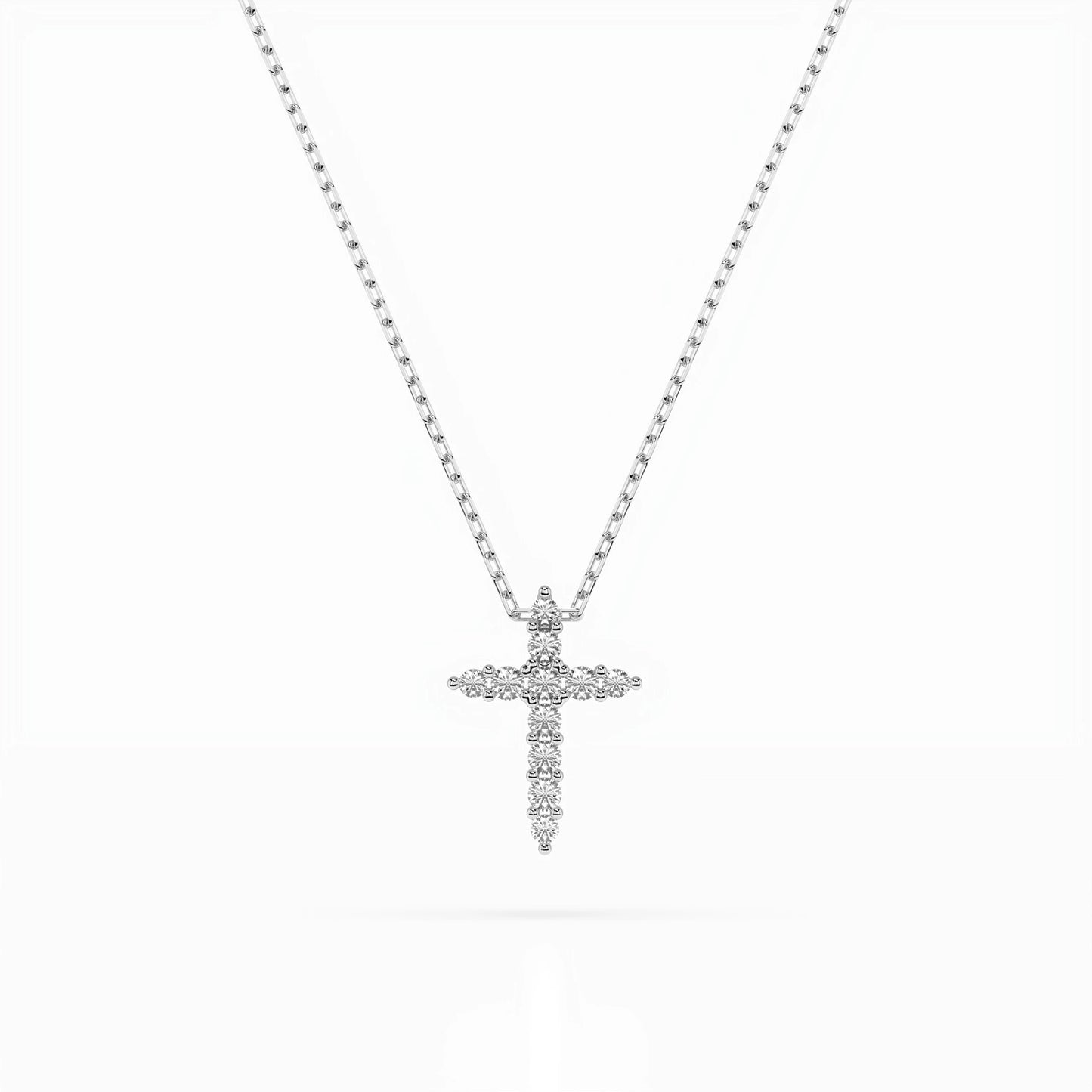 Minimalismus-Halskette (Rund), 0.07 ct — 104-10020
