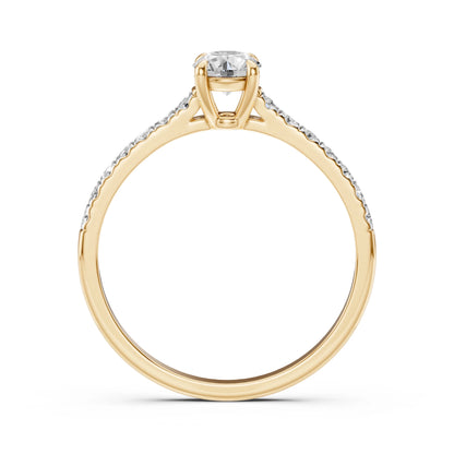 Solitär-Eternity-Ring (Rund), 0.4 ct — 101-10094(4.7)