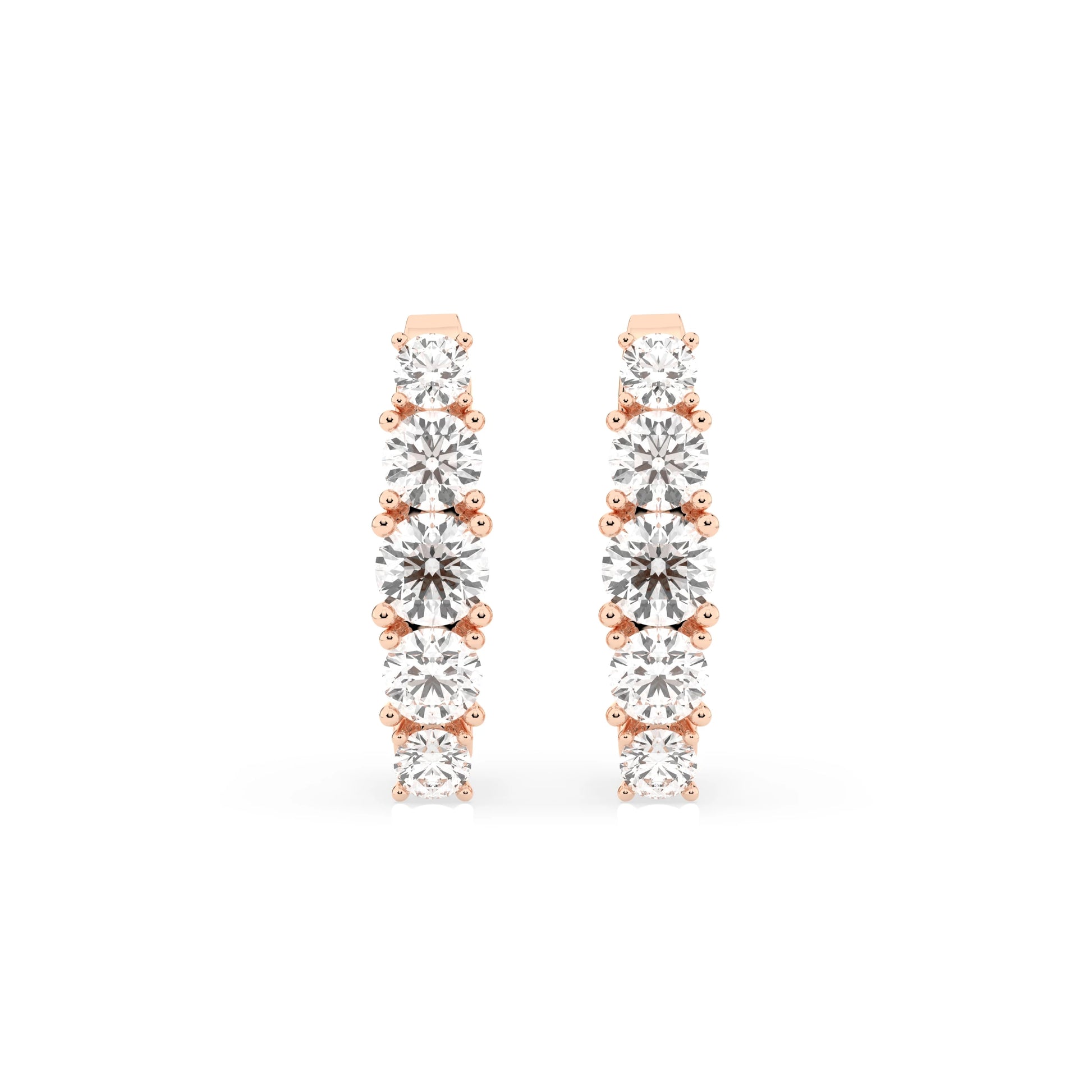 Eternity-Ohrringe (Rund), 0.3 ct — 102-10128