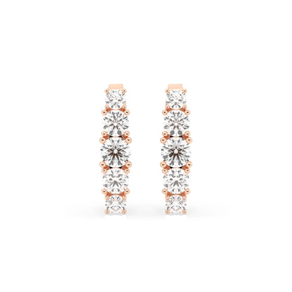 Eternity-Ohrringe (Rund), 0.3 ct — 102-10128