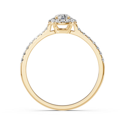 Solitär-Eternity-Ring (Rund), 0.25 ct — 101-10095(4.0)