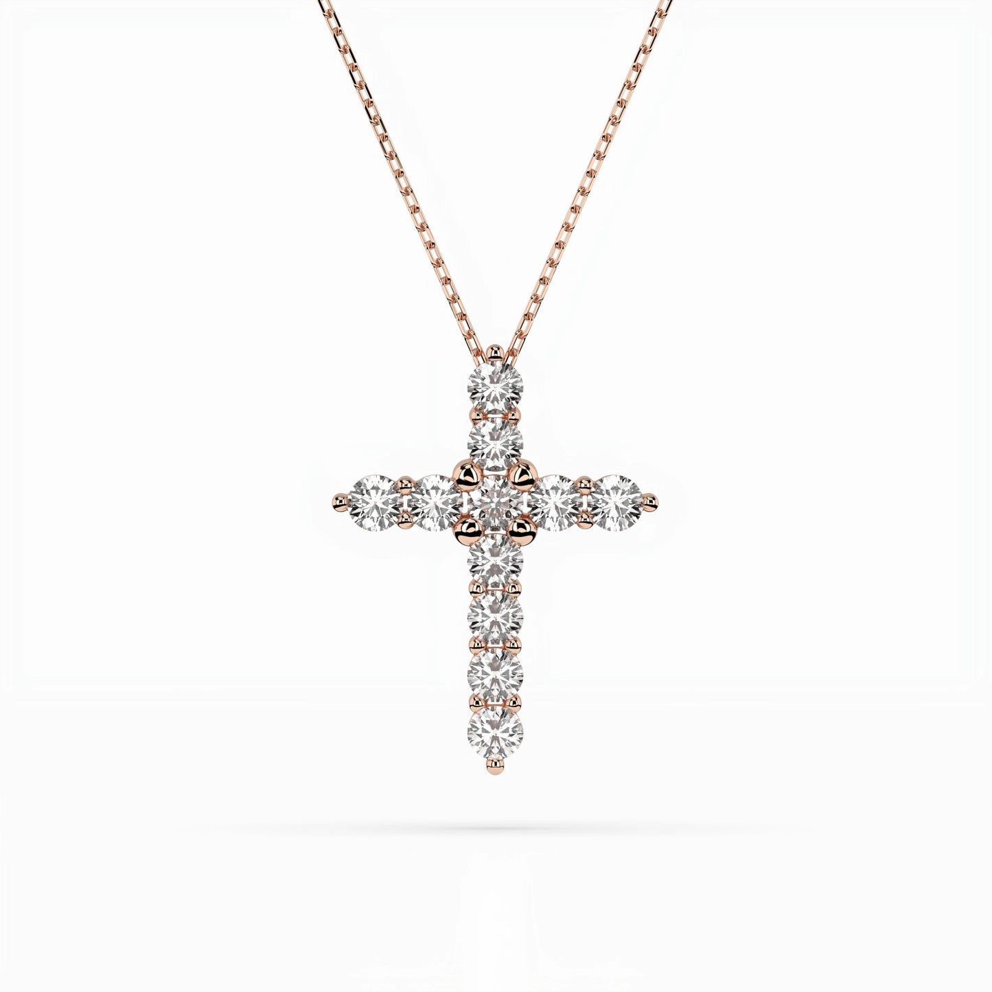Minimalismus-Halskette (Rund), 0.52 ct — 104-10039(2.3)