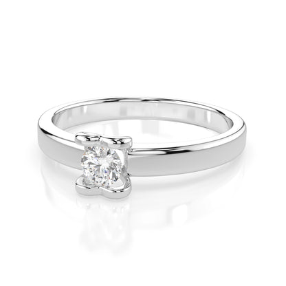 Solitär-Ring (Rund), 0.15 ct — 101-10013(3.4)
