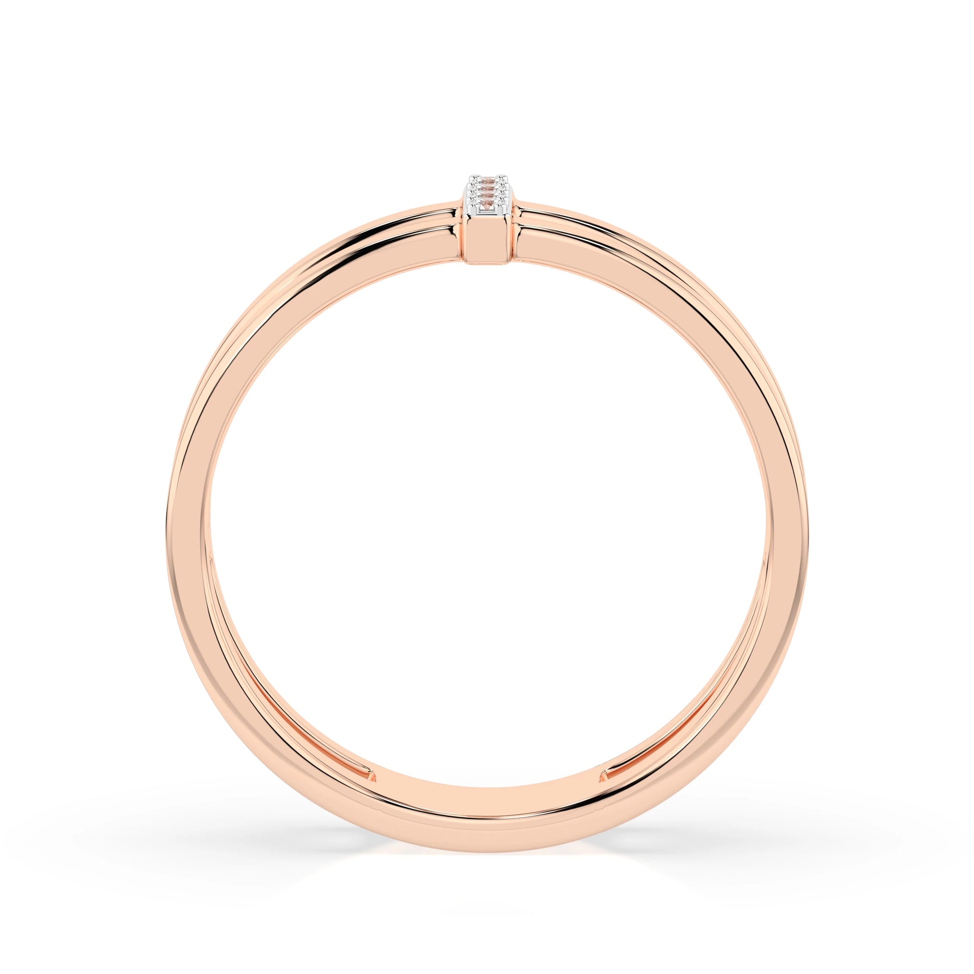 Minimalismus-Ring (Rund), 0.04 ct — 101-10069