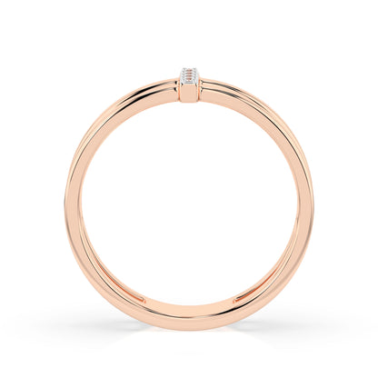 Minimalismus-Ring (Rund), 0.04 ct — 101-10069