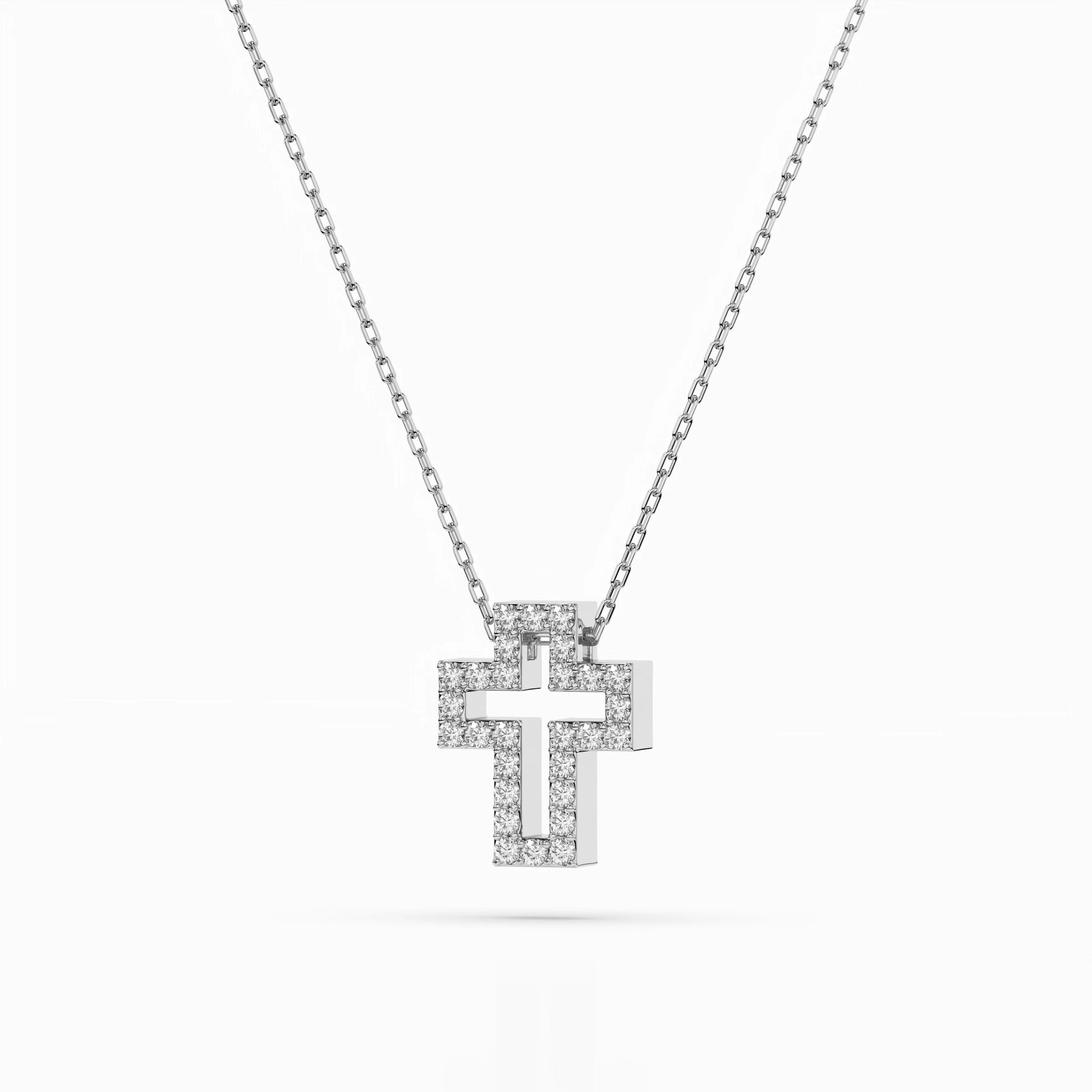 Minimalismus-Halskette (Rund), 0.17 ct — 104-10030