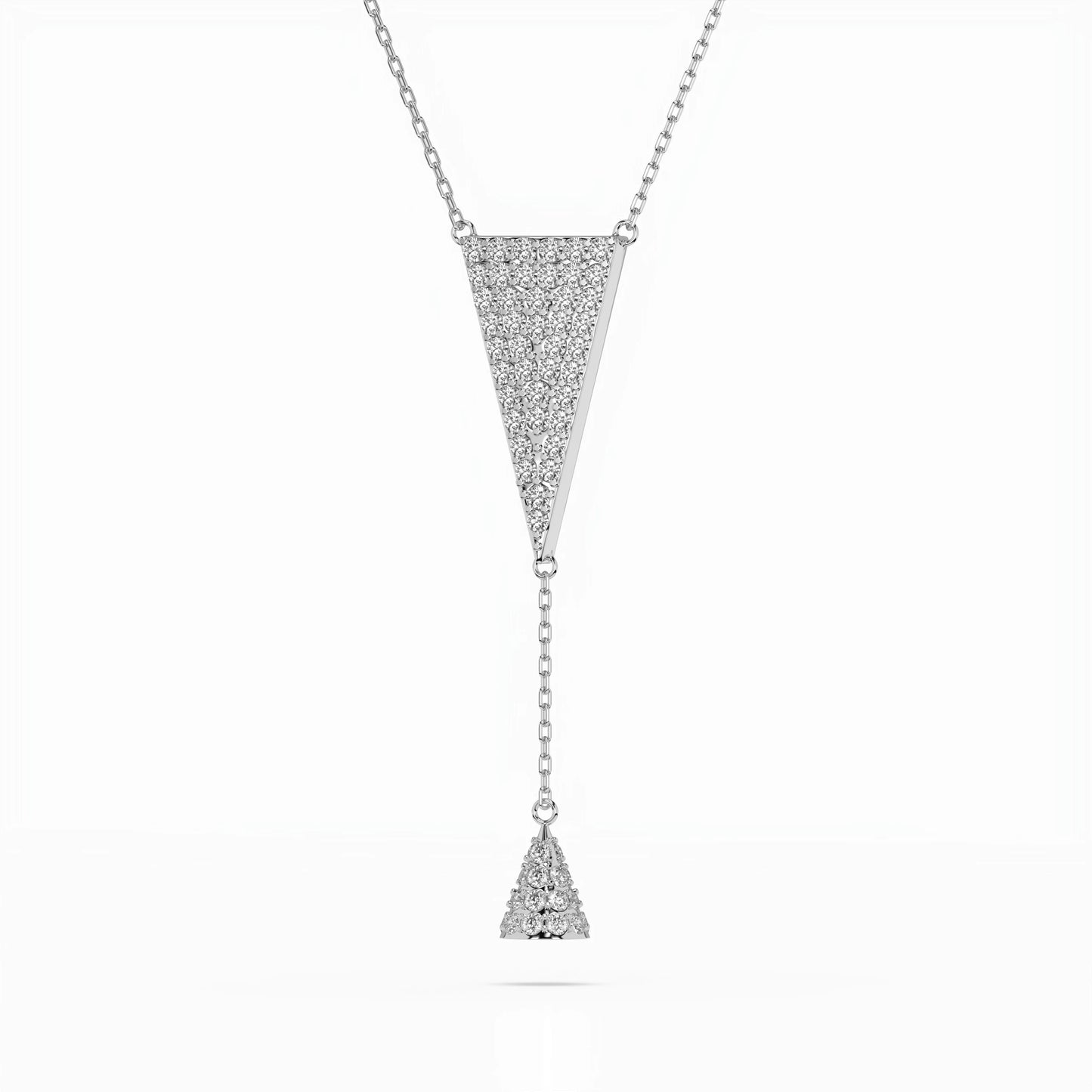 Minimalismus-Halskette (Rund), 0.41 ct — 104-10018/2