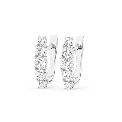 Eternity-Ohrringe (Rund), 0.3 ct — 102-10128